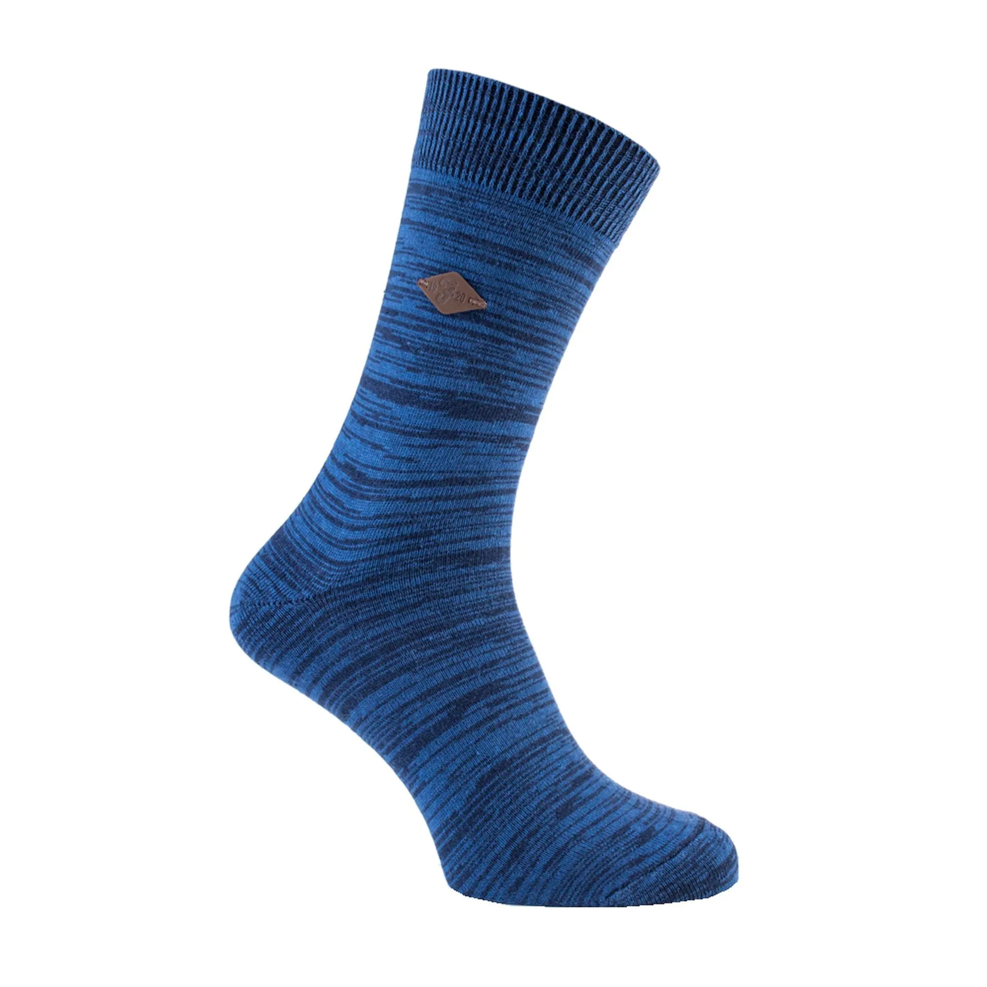 2 Pack Mens Bright Colour Luxury Cotton Casual Crew Socks