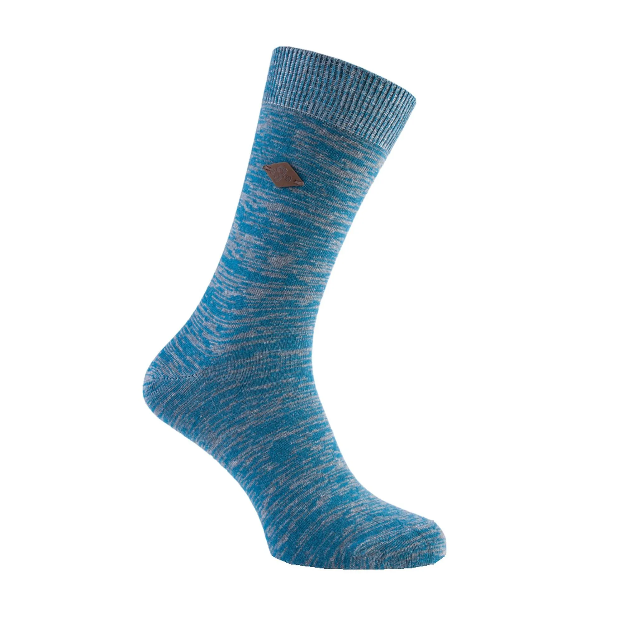 2 Pack Mens Bright Colour Luxury Cotton Casual Crew Socks