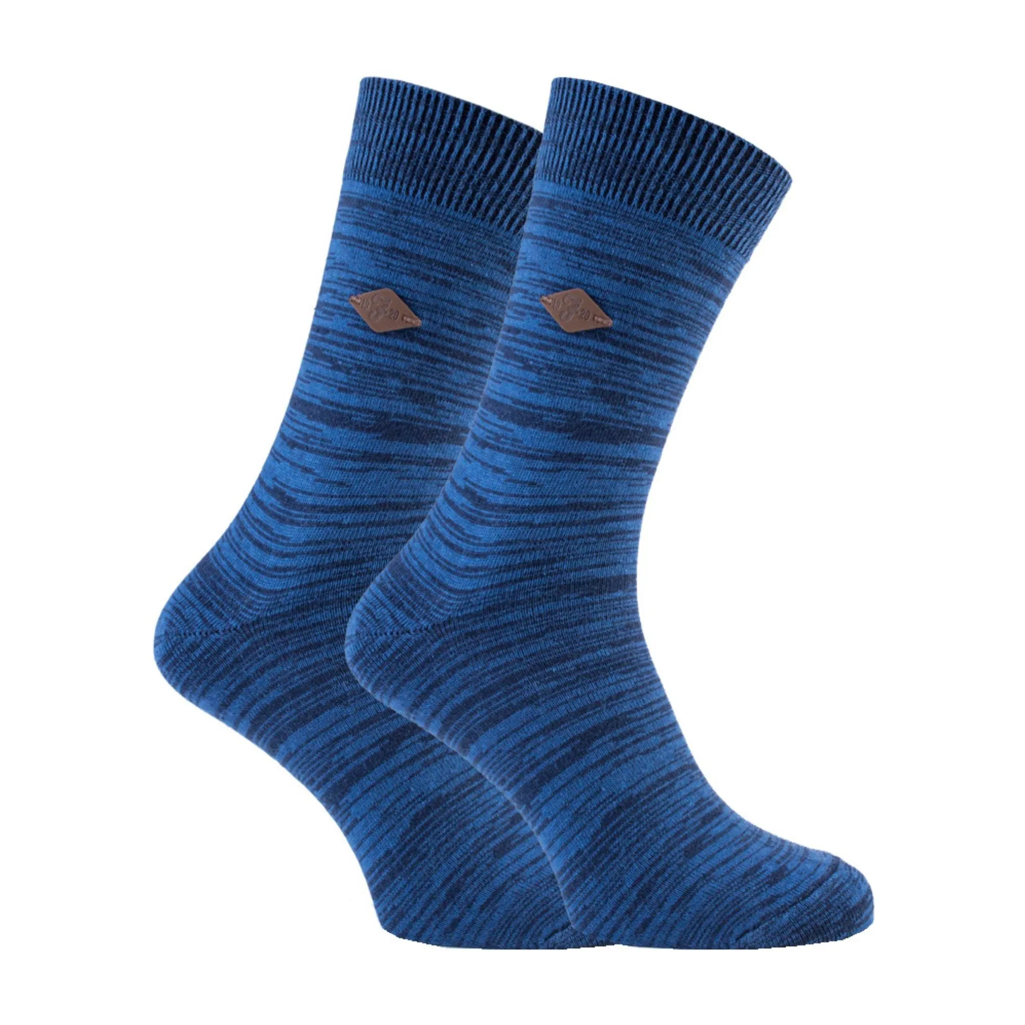 2 Pack Mens Bright Colour Luxury Cotton Casual Crew Socks