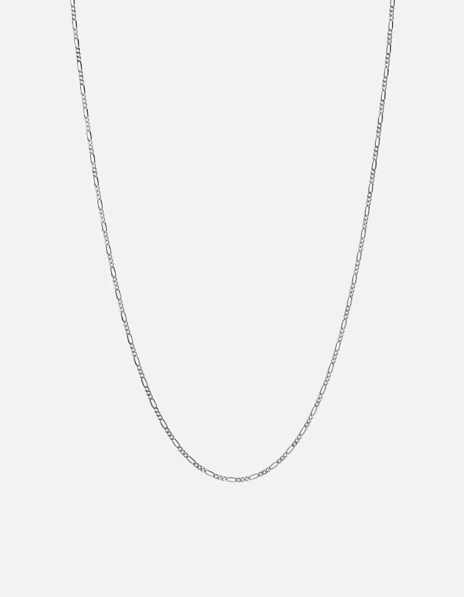 2mm Figaro Chain Necklace, Sterling Silver