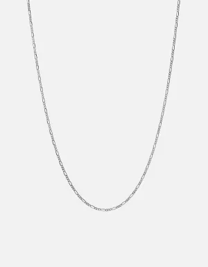 2mm Figaro Chain Necklace, Sterling Silver
