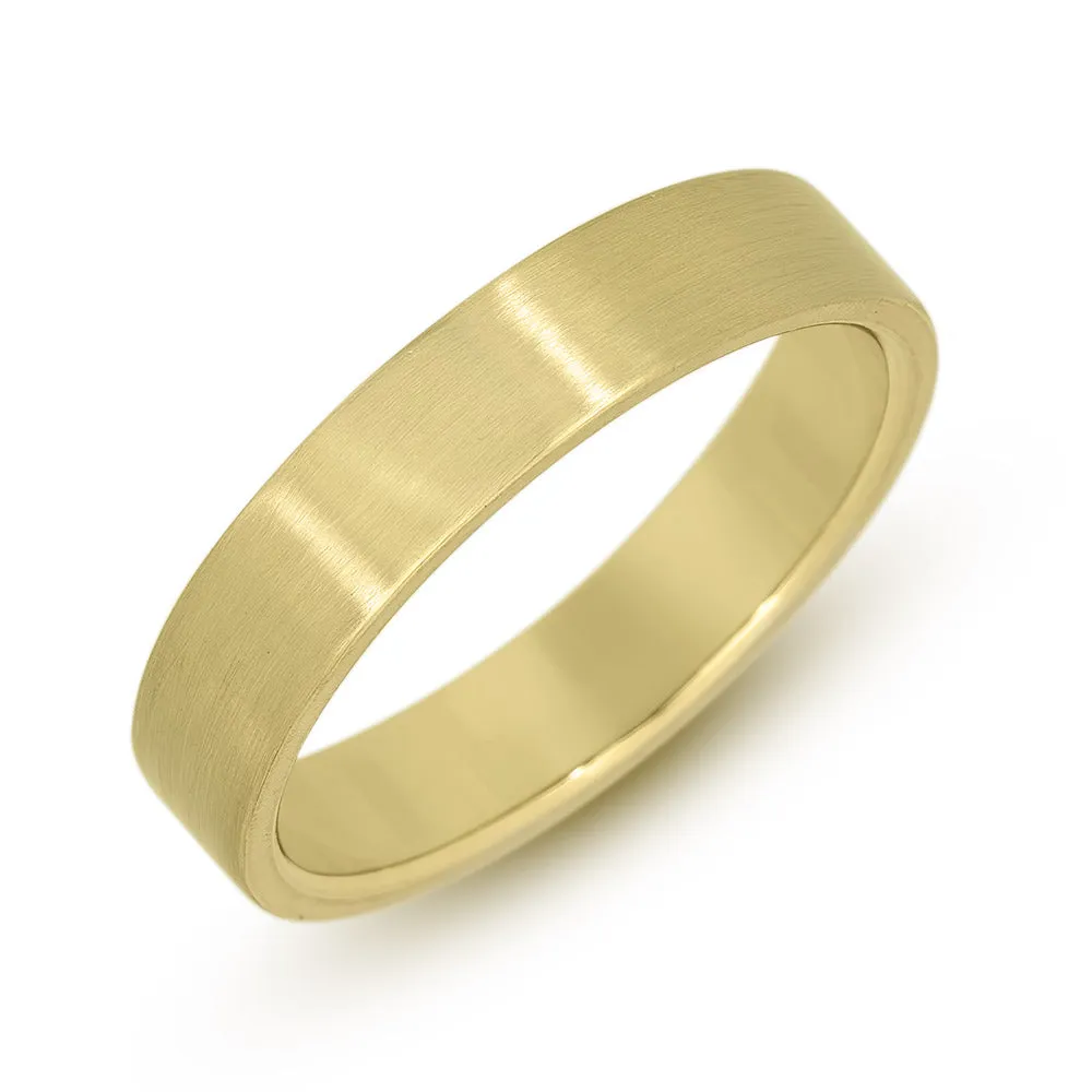 4mm Flat Wedding Band