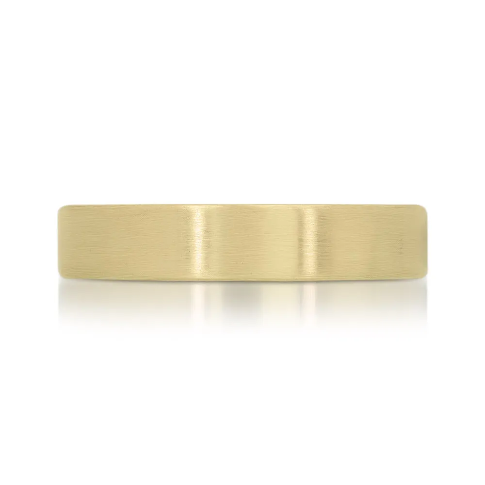 4mm Flat Wedding Band