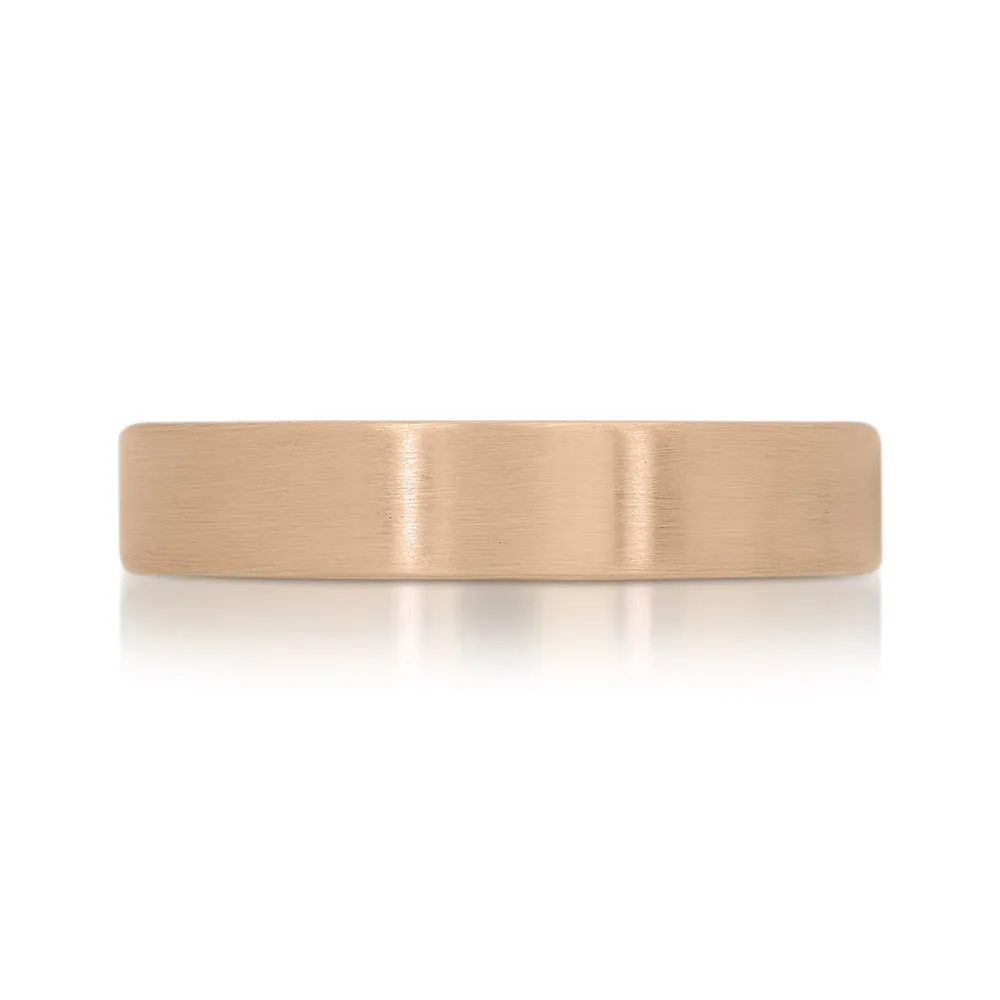 4mm Flat Wedding Band