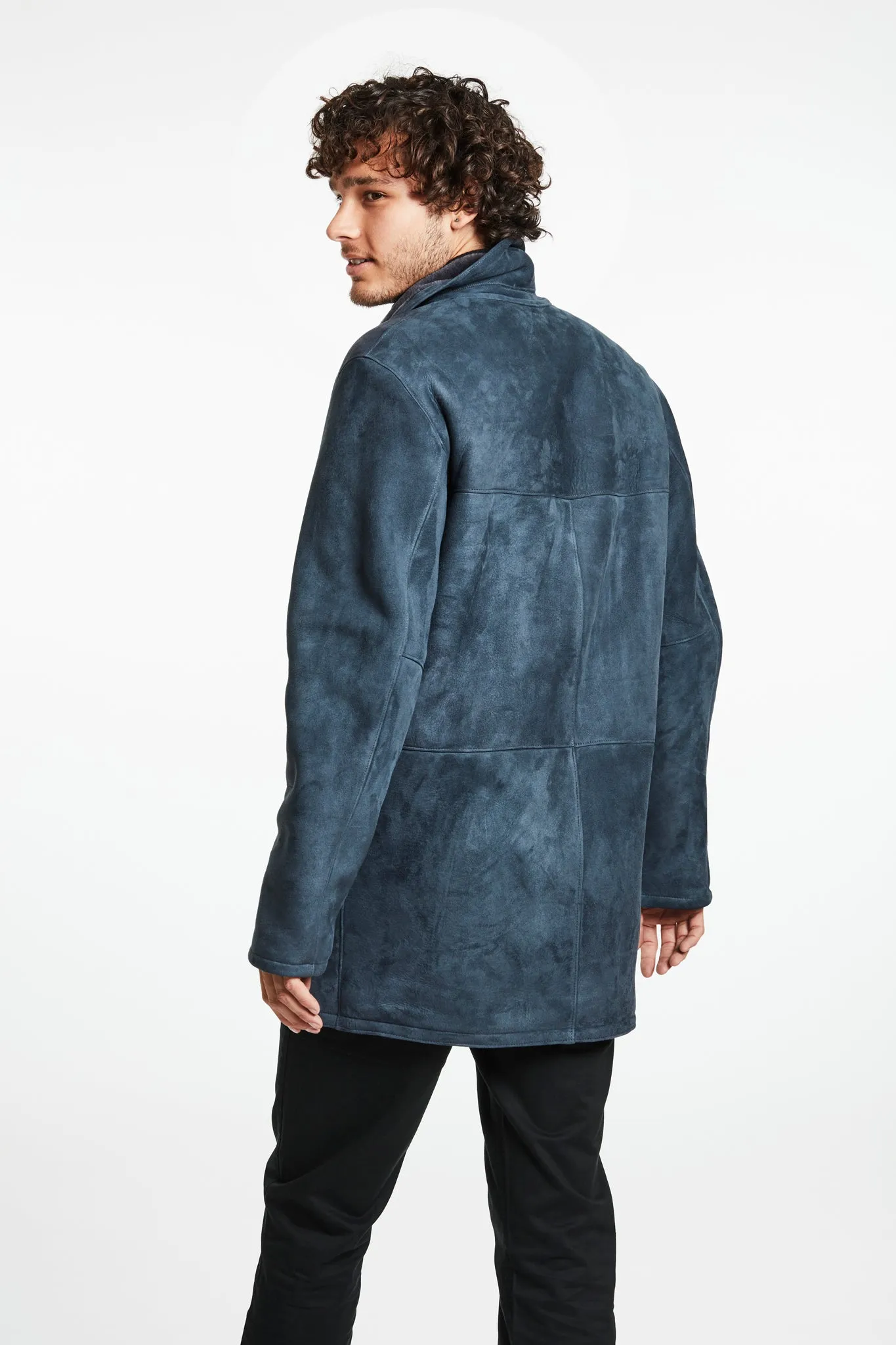#501 Most Poular Man's Shearling Coat