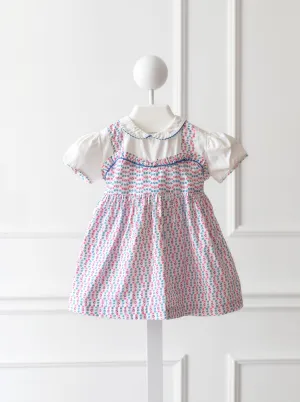 [6-12m] Beautiful Multi-Colour Vintage Dress
