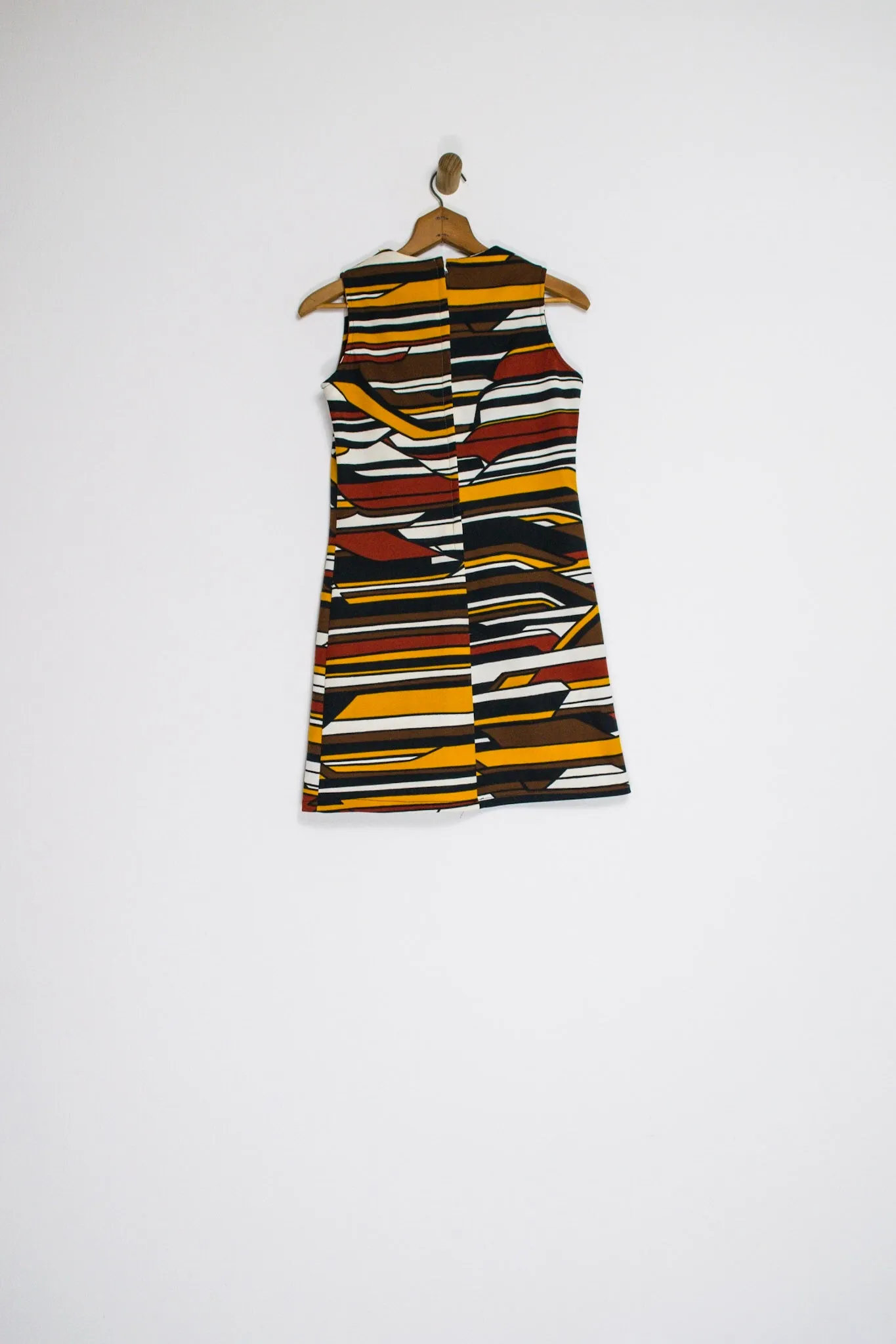 60’s MOUNTAIN RANGE SHIFT DRESS / MEDIUM