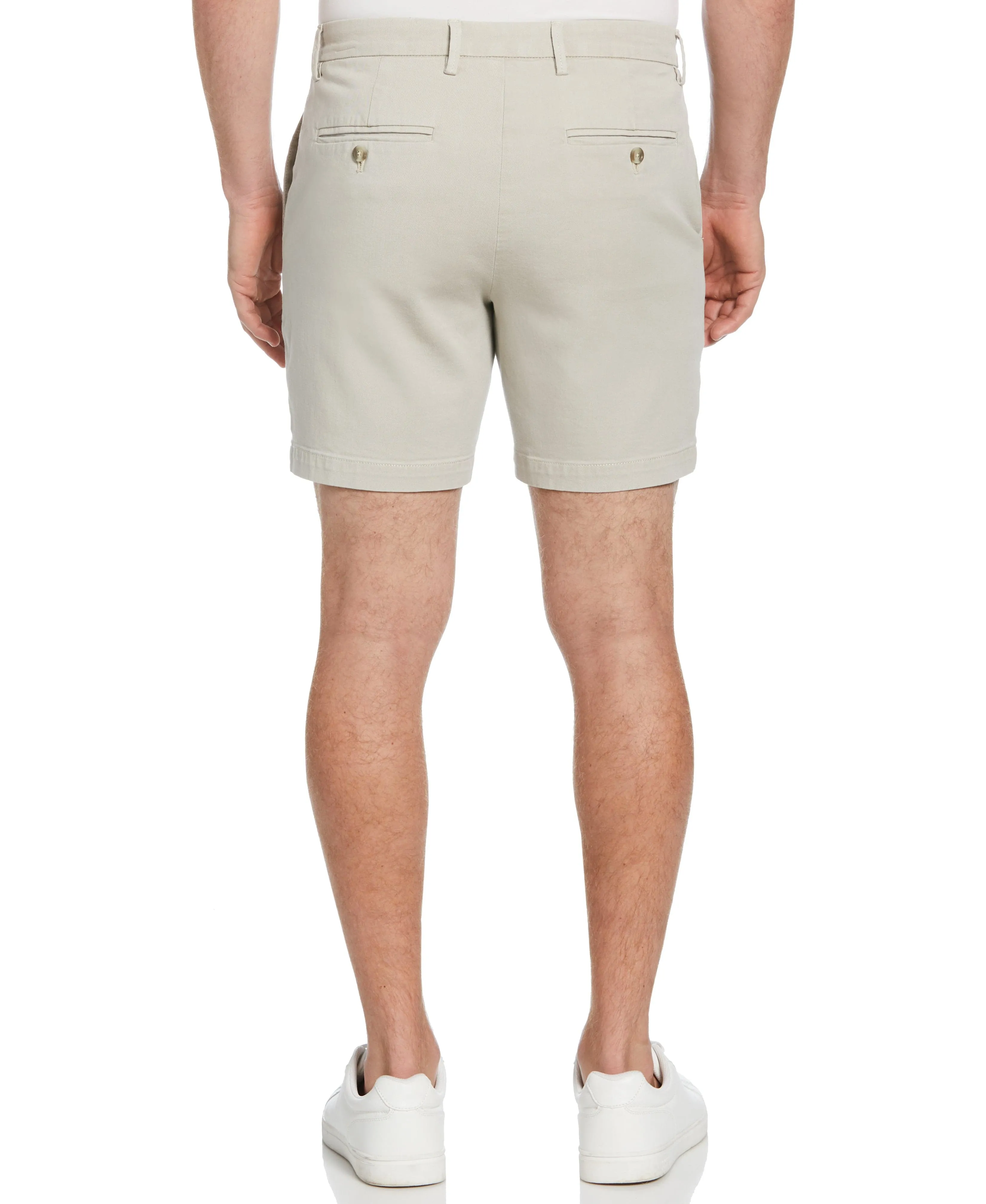 7" Stretch Dyed Solid Twill Short