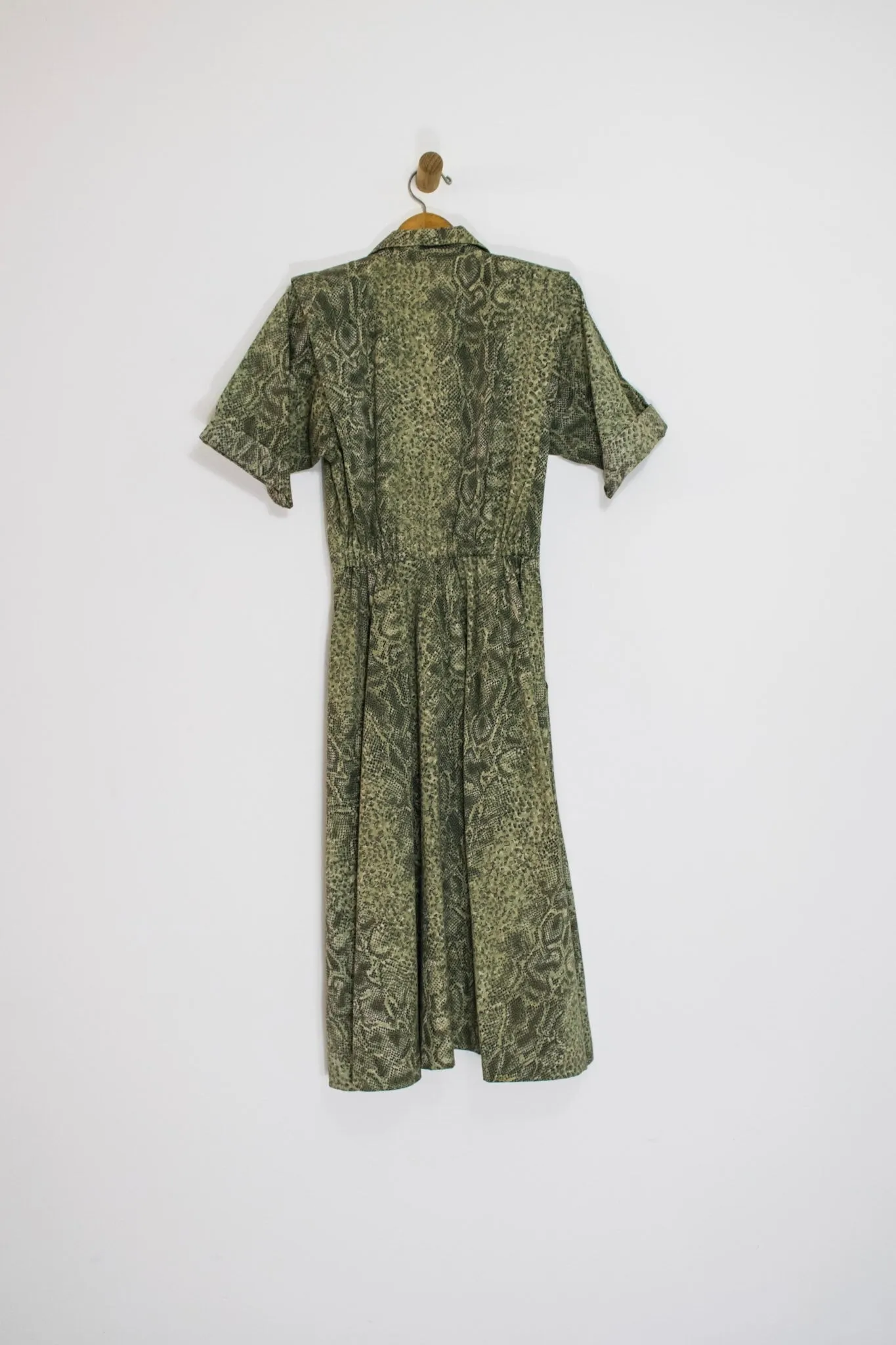 80’s SNAKE PRINT DRESS / SMALL