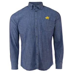 A & E Logo Peter Millar Chambray Button Down