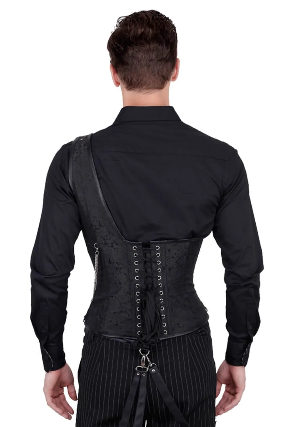 Abraxas Brocade Gothic Men's Corset