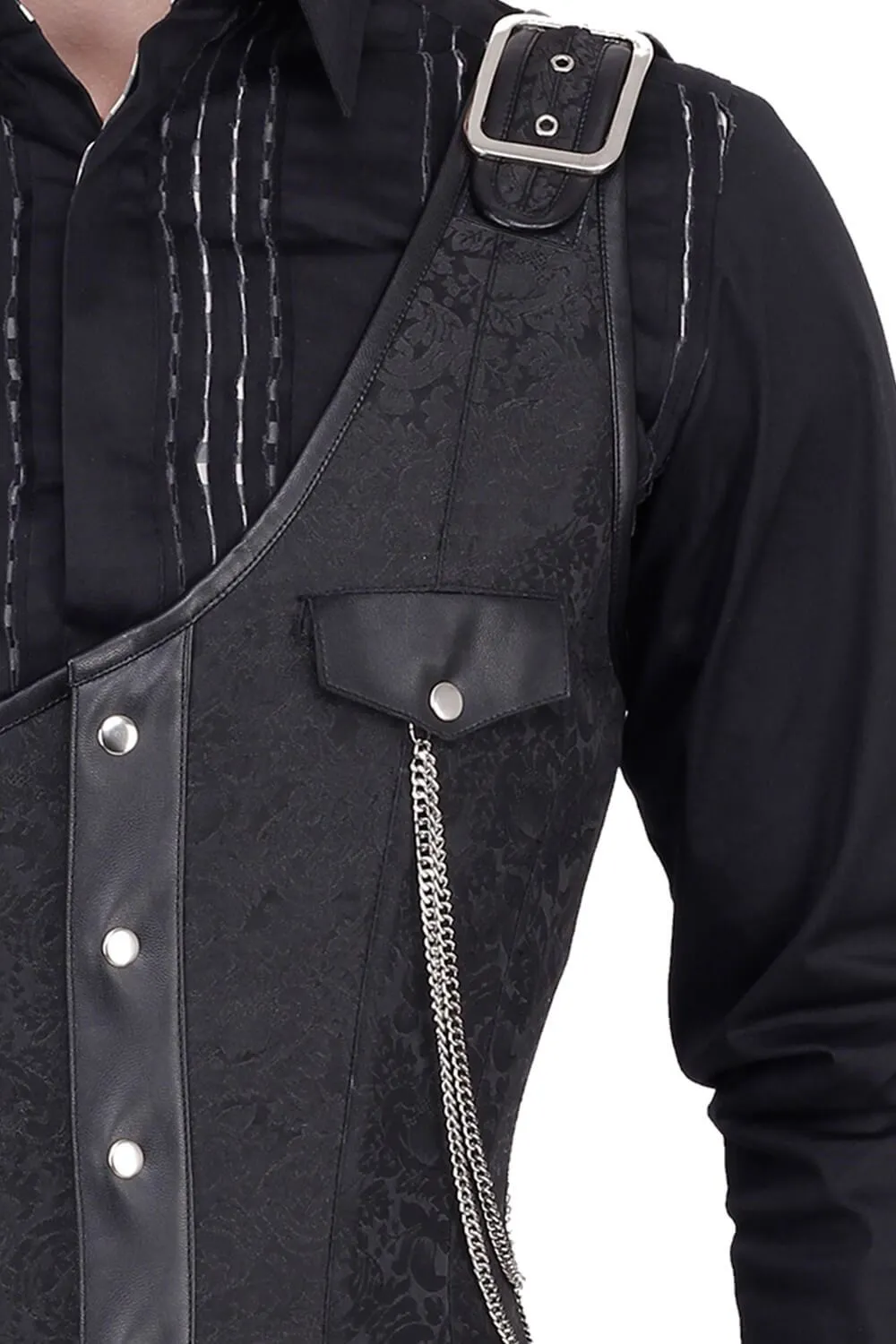 Abraxas Brocade Gothic Men's Corset