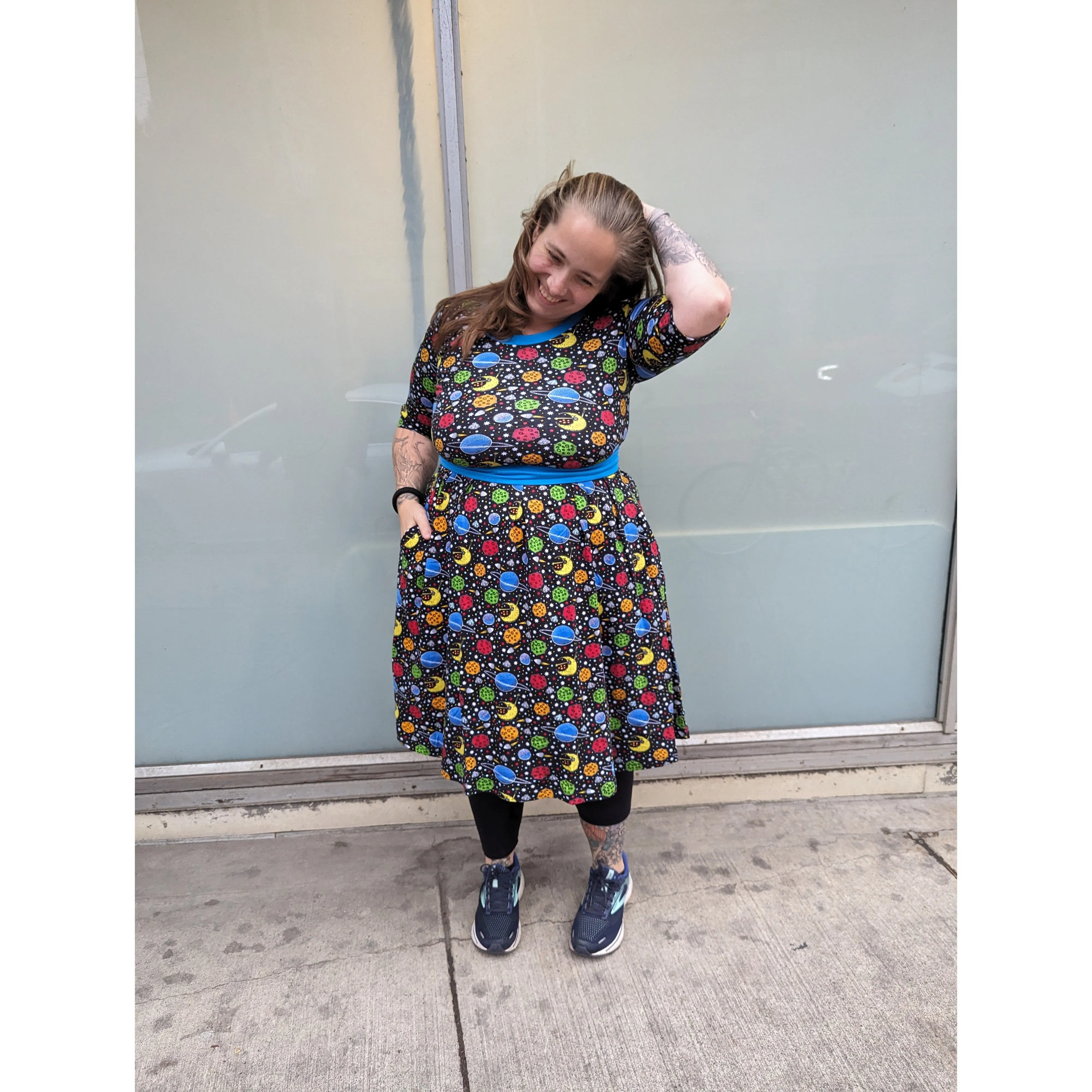 Adult's Space U-Neck Dress - 1 Left Size M