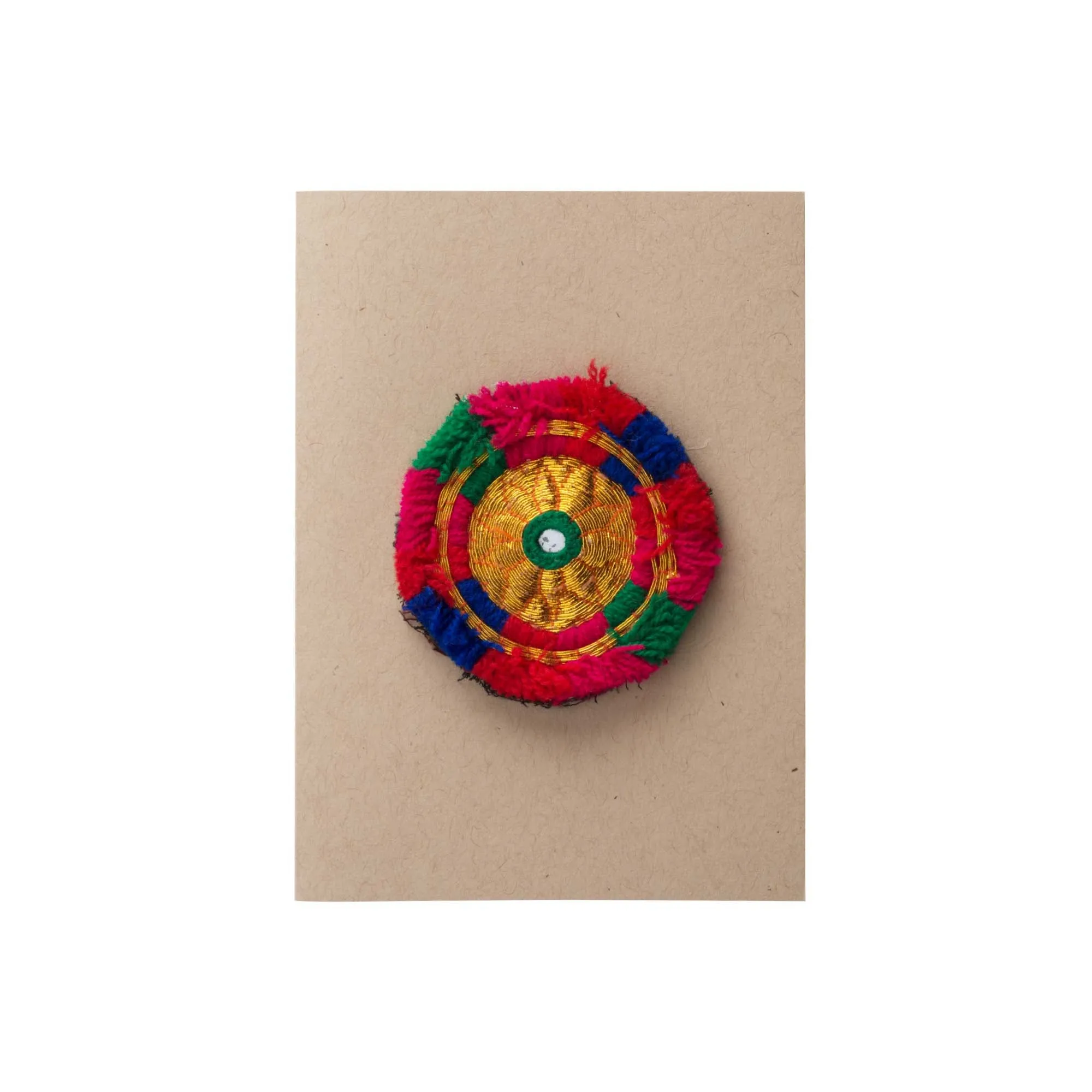 Afghani Dress Flower Card