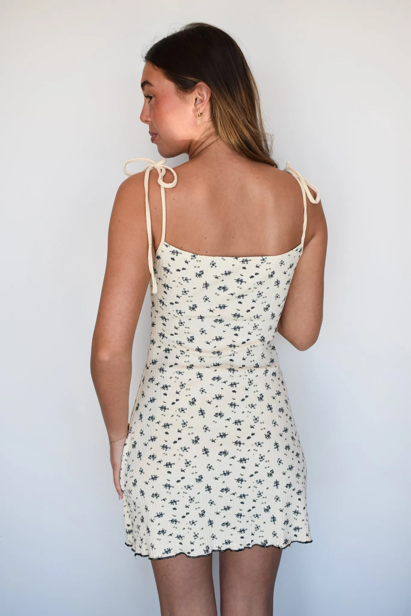 Alice Vintage Floral Mini Dress