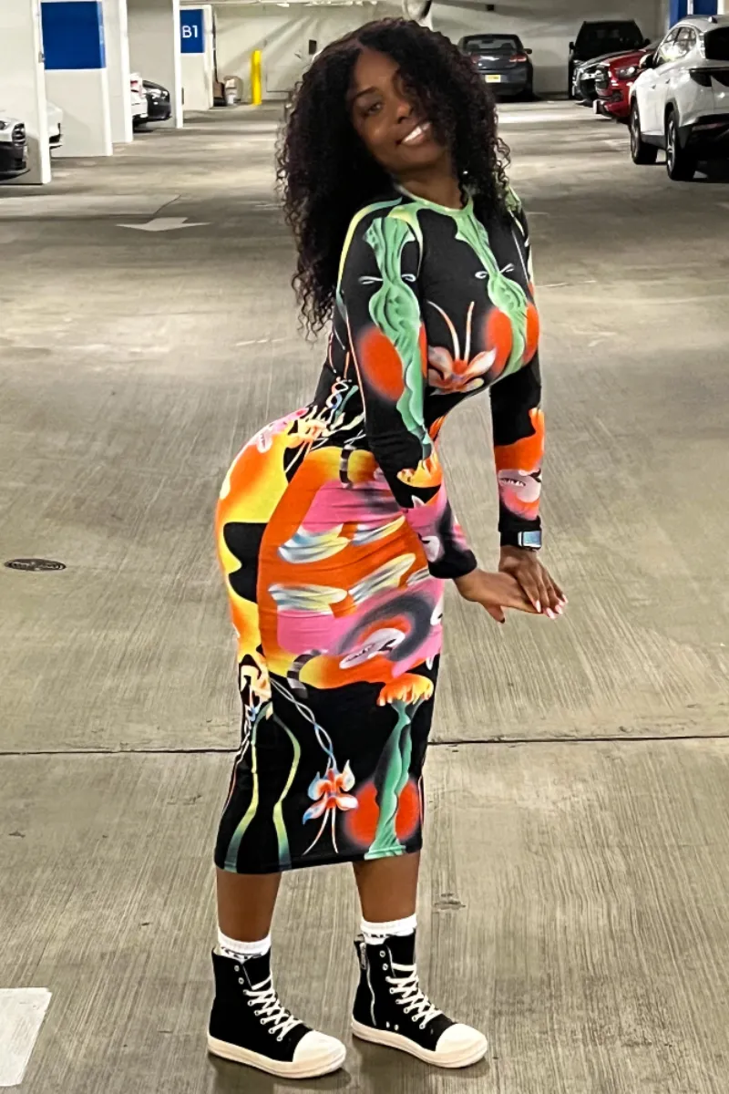 ALIEN SUPERSTAR MIDI | DRESS