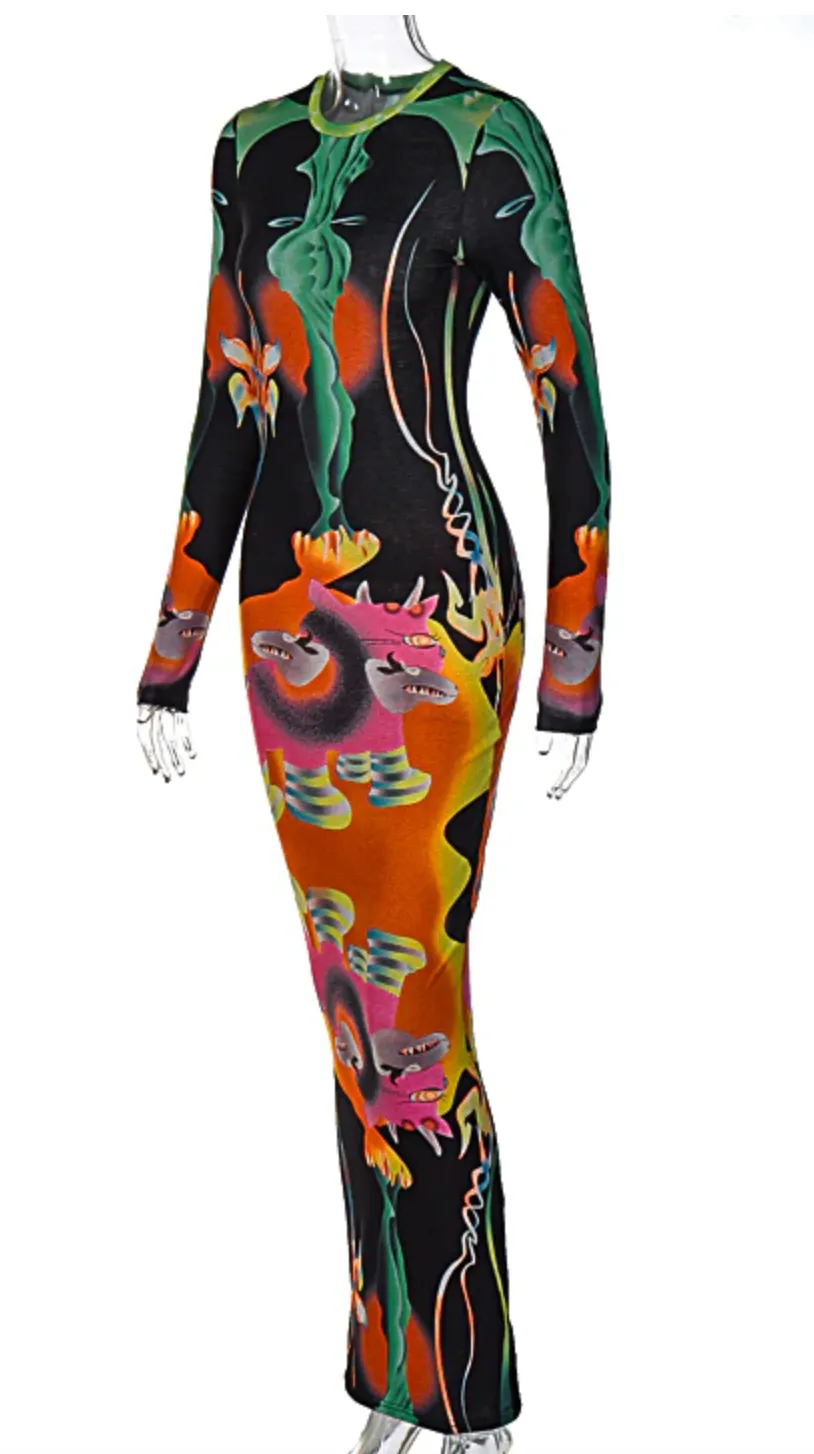 ALIEN SUPERSTAR MIDI | DRESS