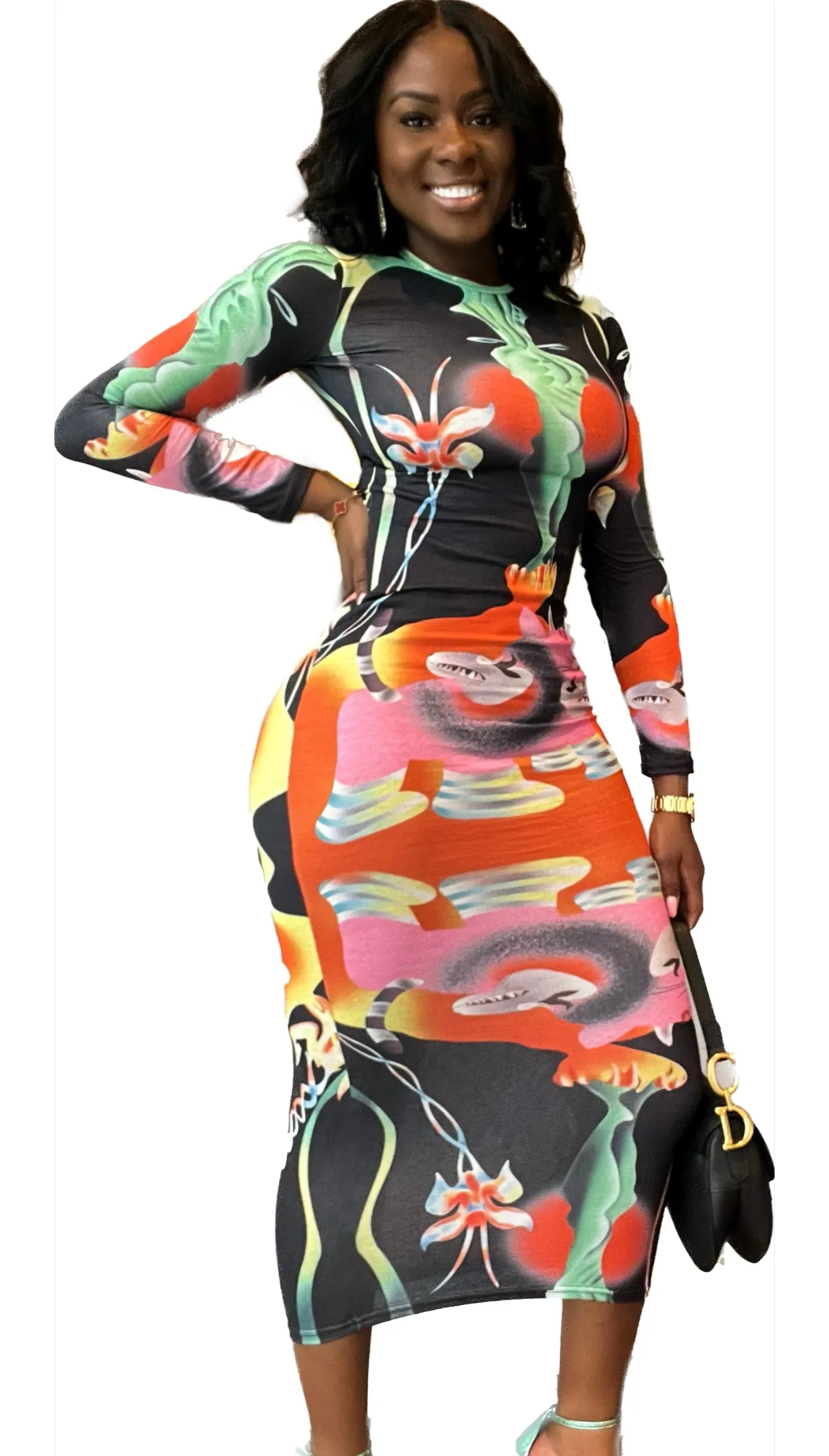 ALIEN SUPERSTAR MIDI | DRESS