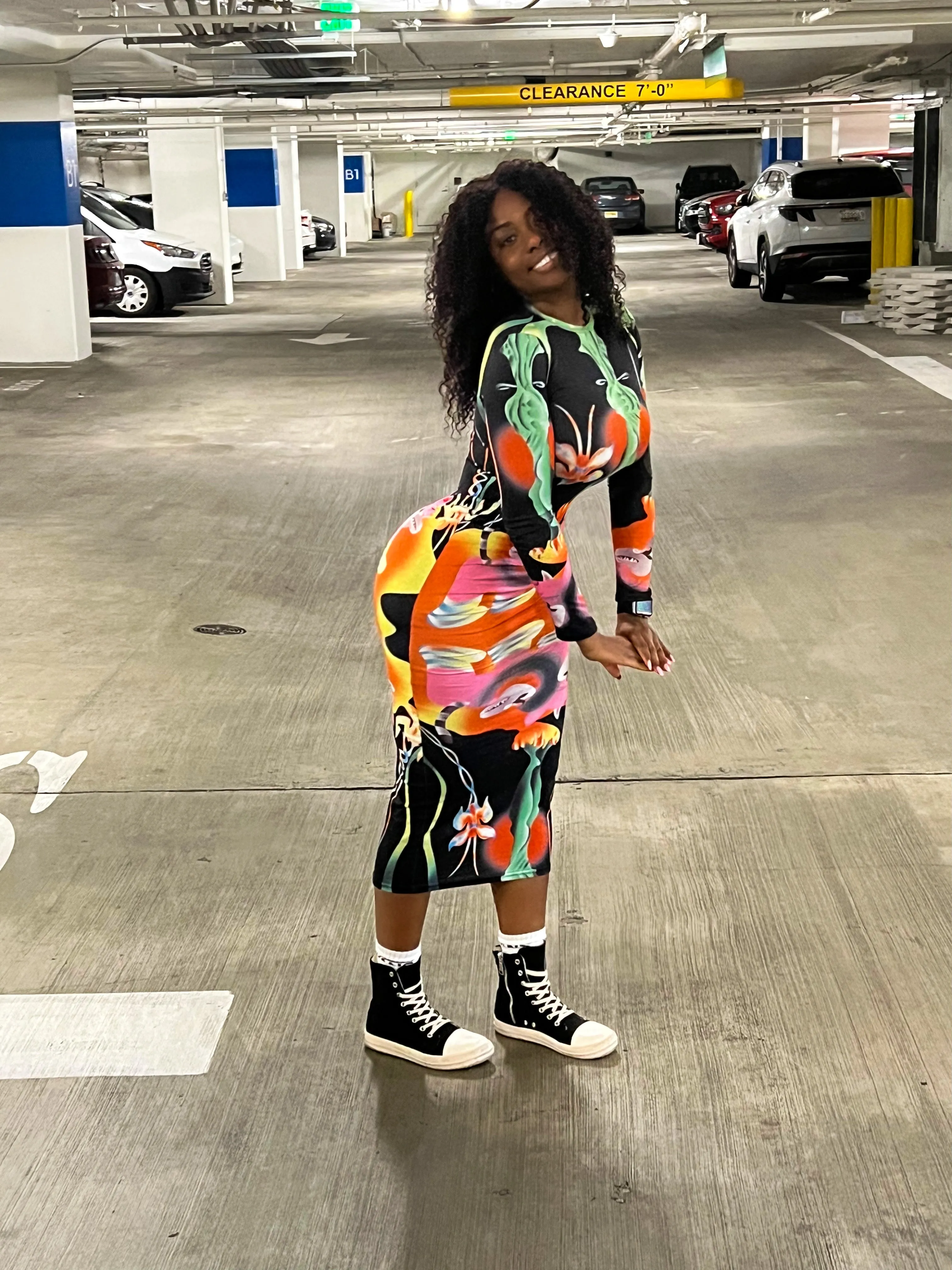 ALIEN SUPERSTAR MIDI | DRESS