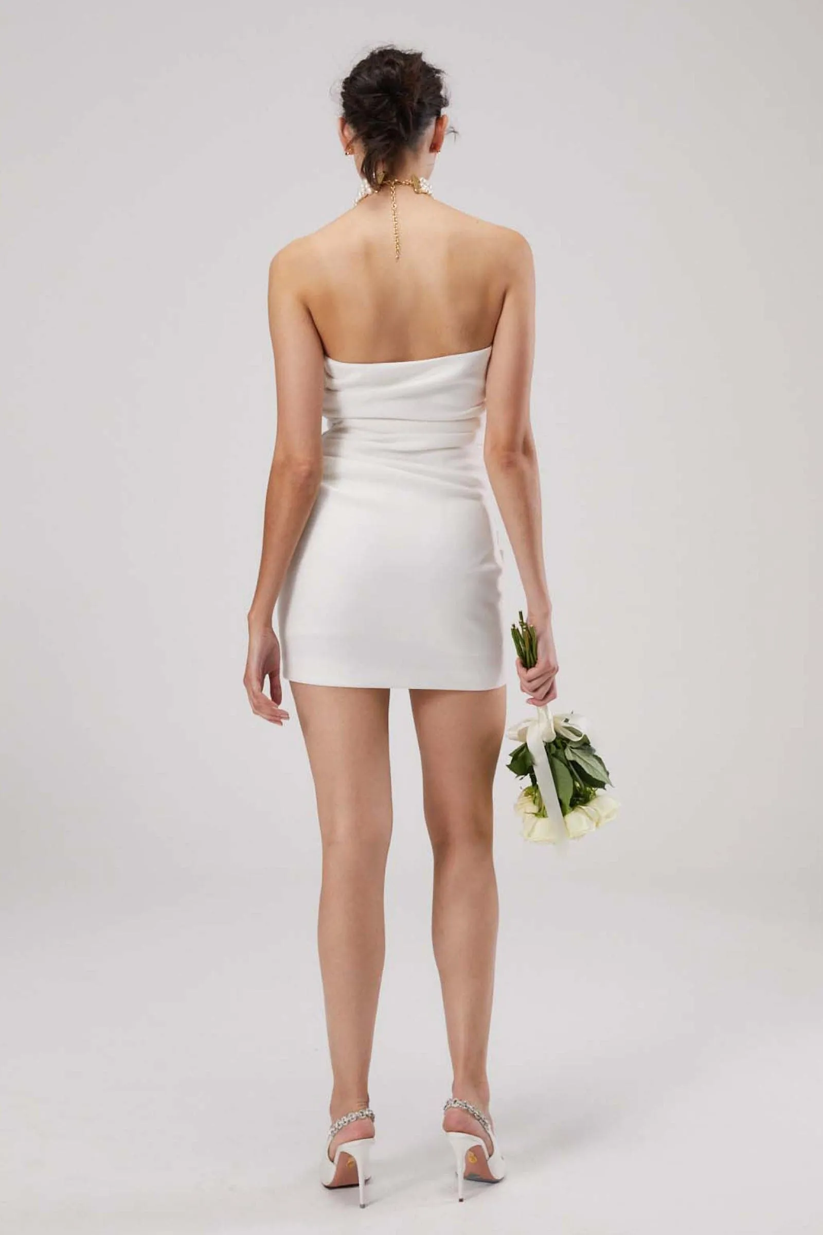 ALSTON CREPE MINI DRESS