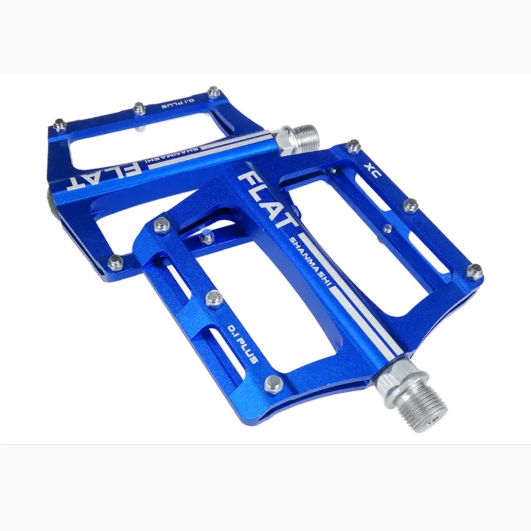 Anodized Lightweight Aluminum Bicycle Flat Pedals