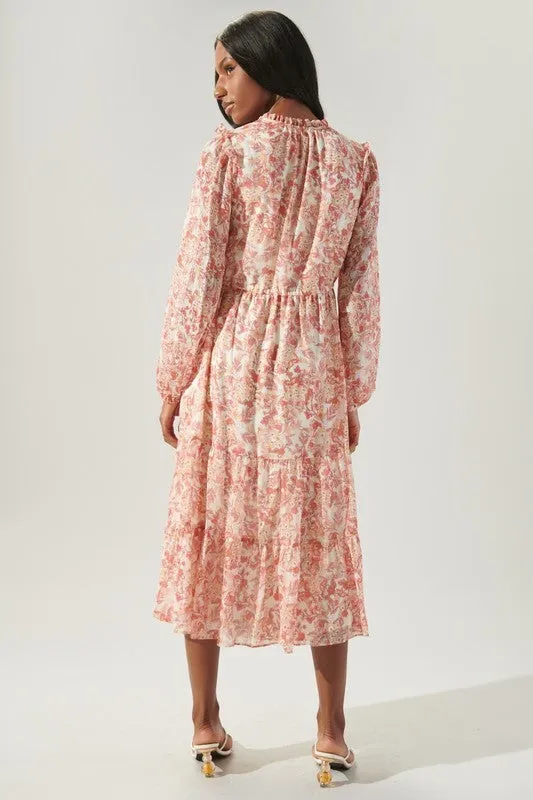 Ansley Midi Floral Dress