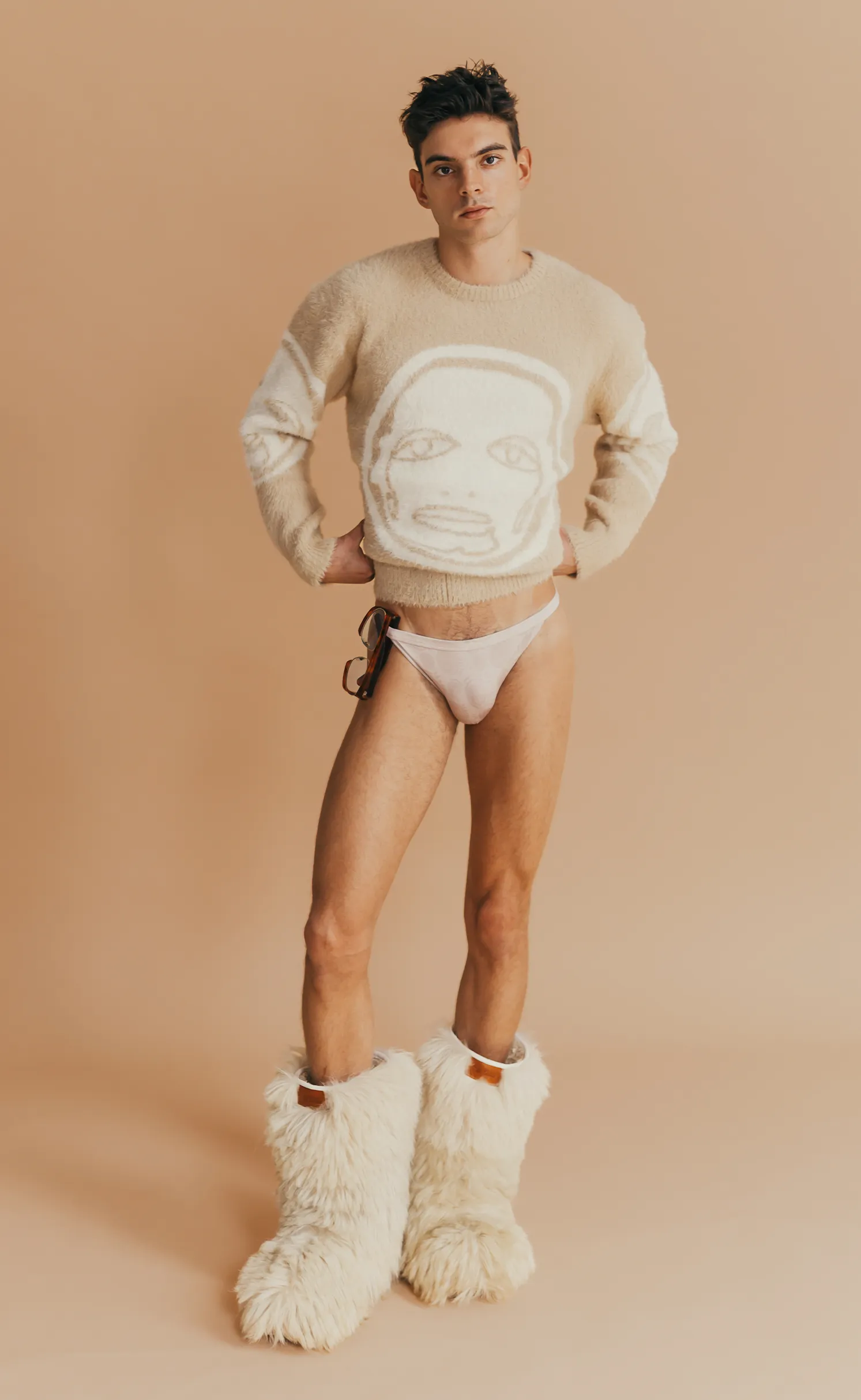 'AOY' Mohair Sweater