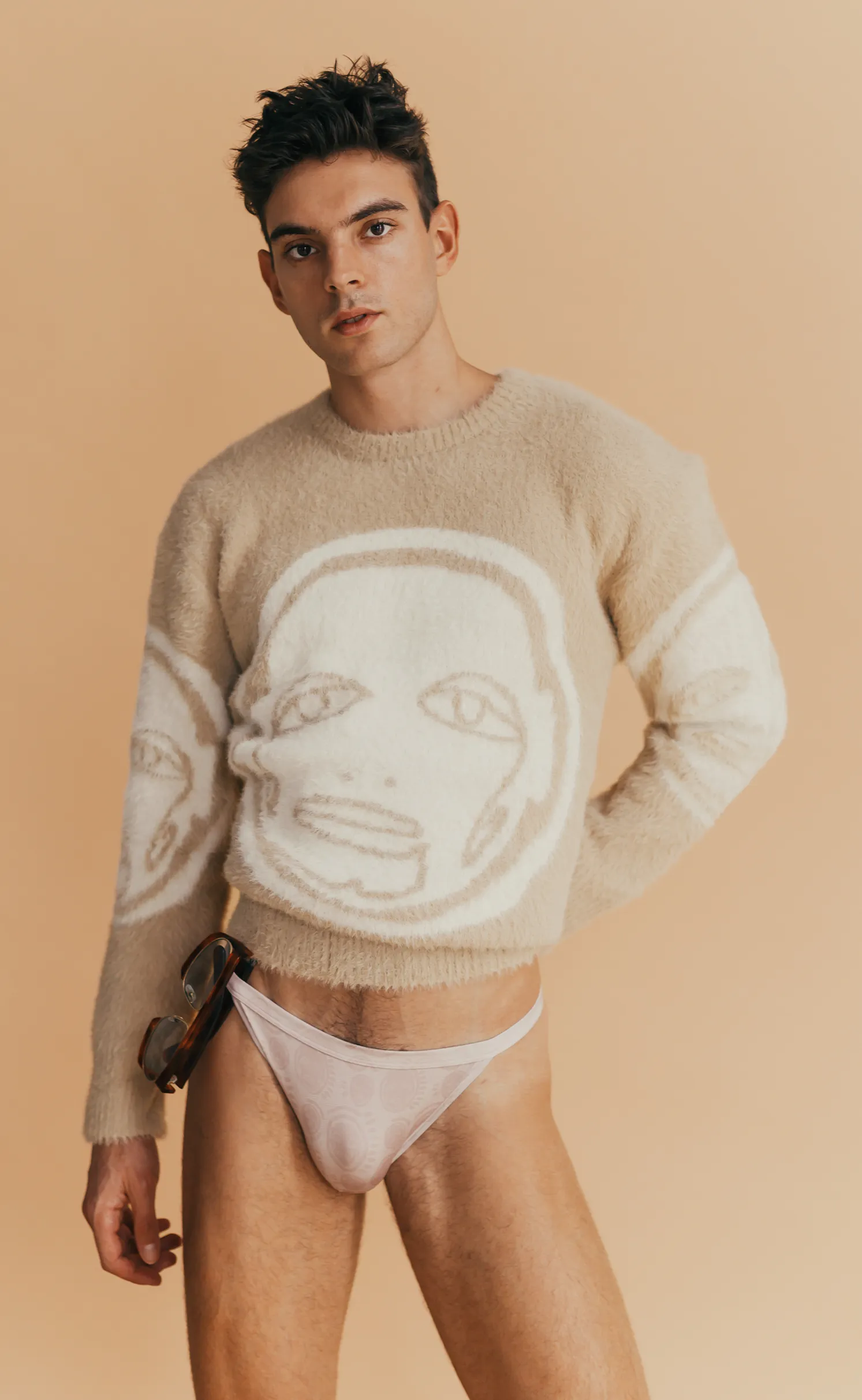 'AOY' Mohair Sweater