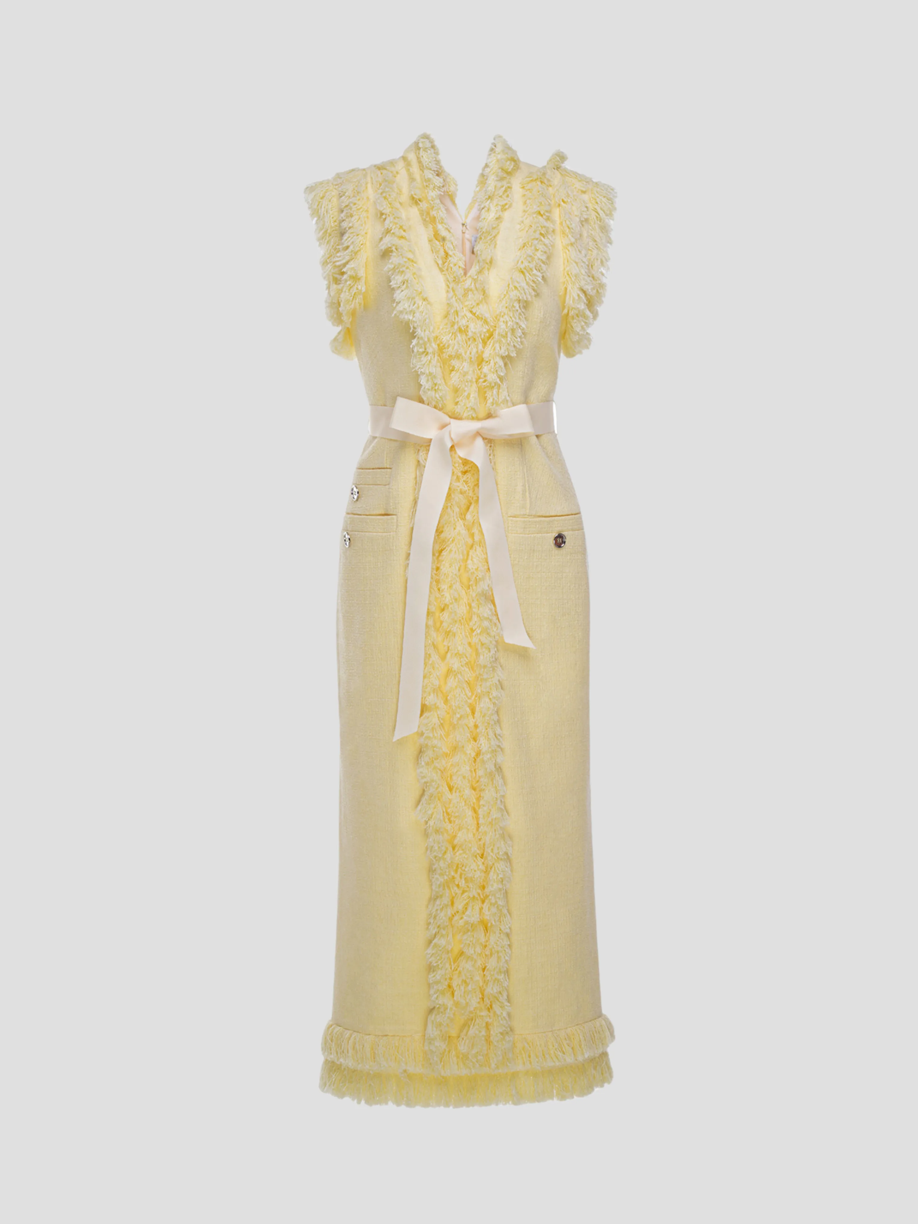 Arlo Dress in Yellow