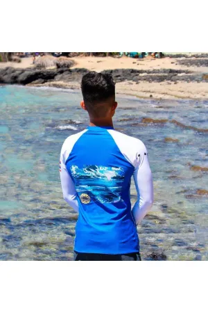 Asana Hawaii Banyan's Surf Men's Rash Guard