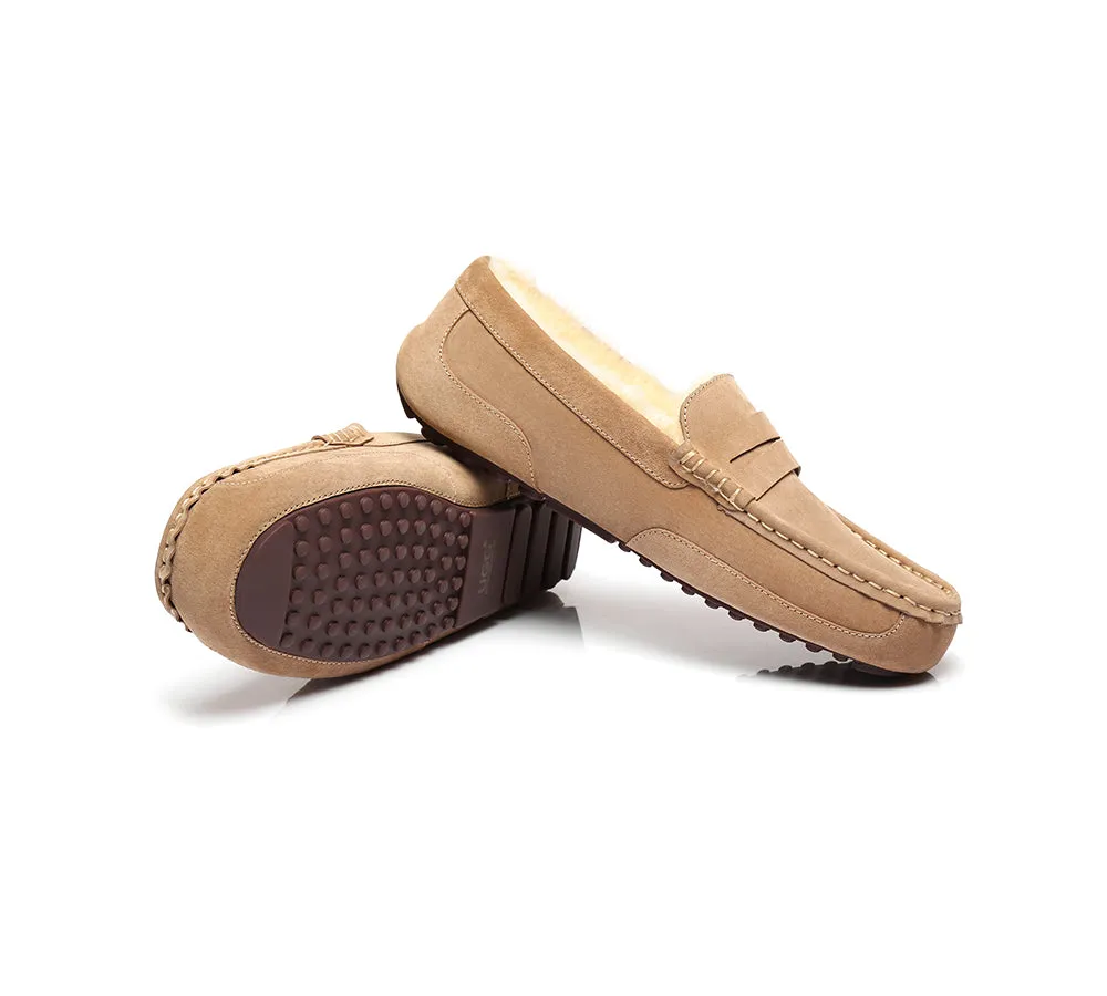 AUSTRALIAN SHEPHERD® Mens Fashion Ugg Moccasin
