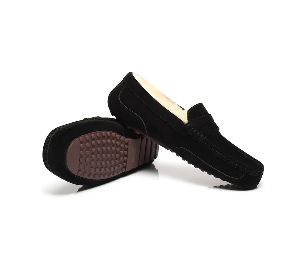 AUSTRALIAN SHEPHERD® Mens Fashion Ugg Moccasin