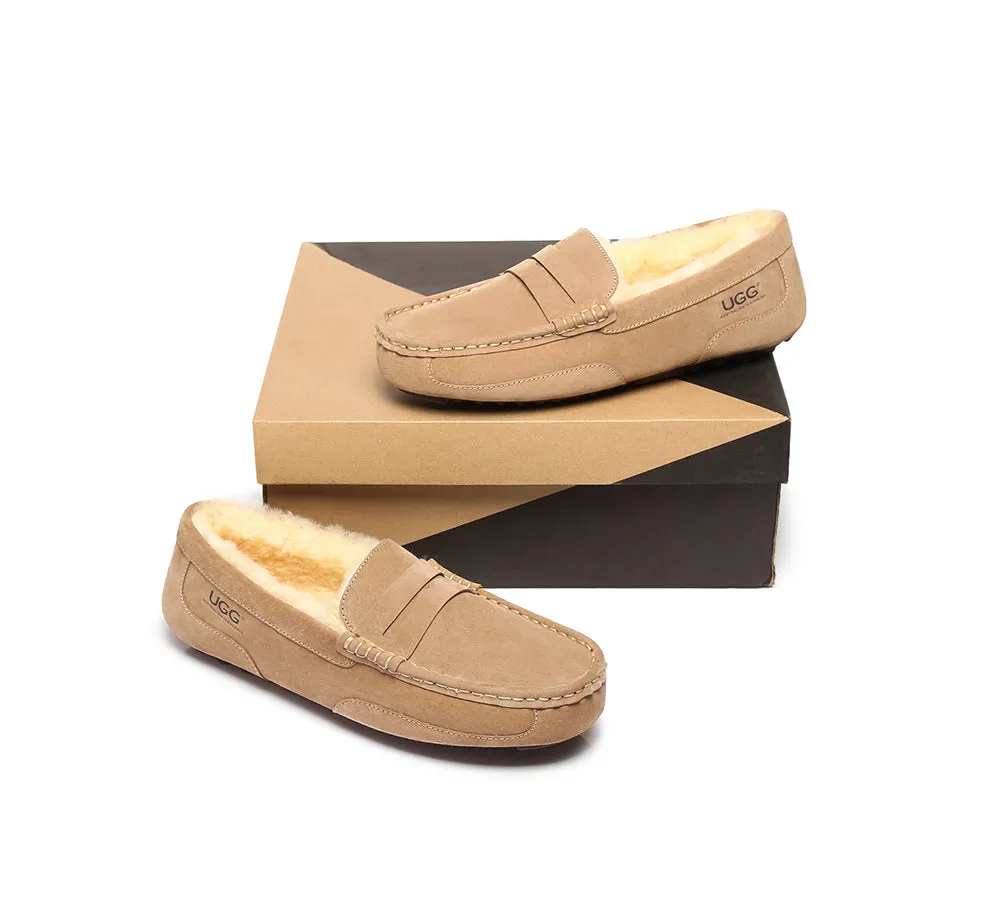 AUSTRALIAN SHEPHERD® Mens Fashion Ugg Moccasin