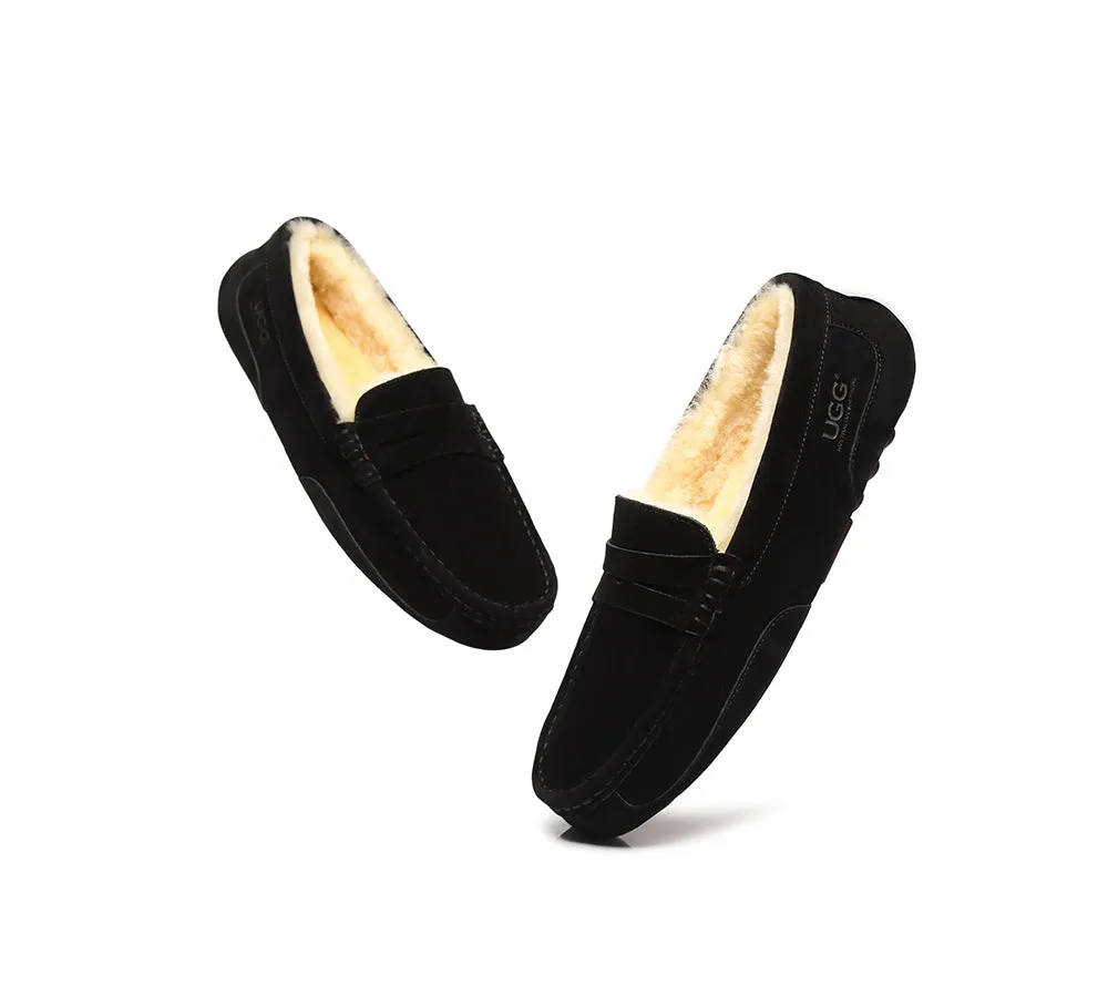 AUSTRALIAN SHEPHERD® Mens Fashion Ugg Moccasin