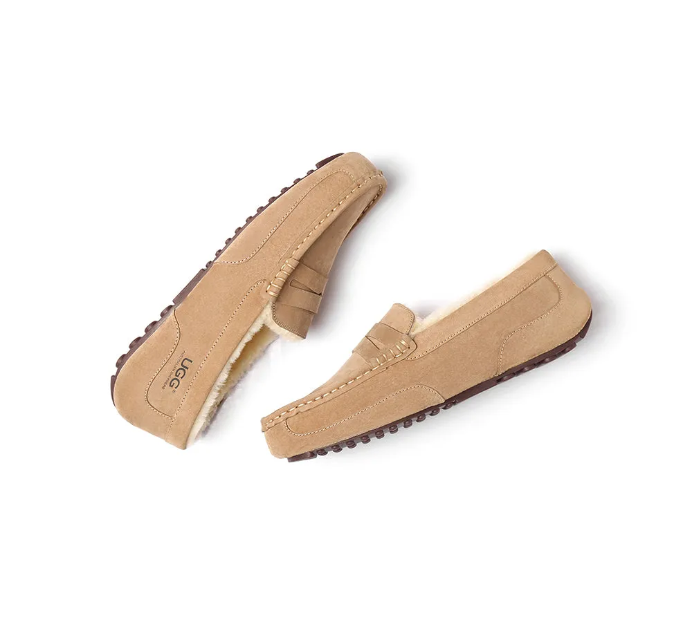 AUSTRALIAN SHEPHERD® Mens Fashion Ugg Moccasin