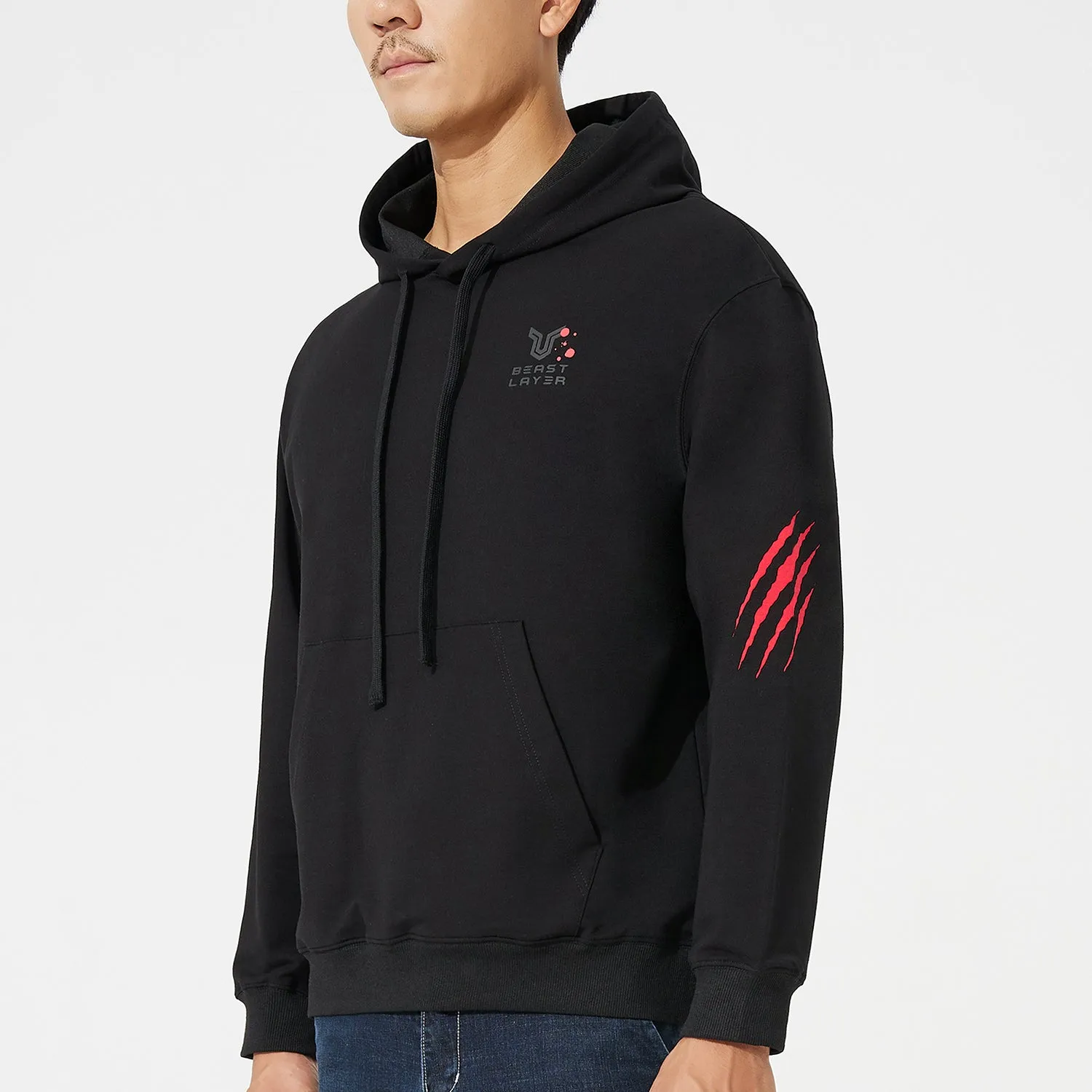Beast Essential Black Claw Hoodie-The Scratch