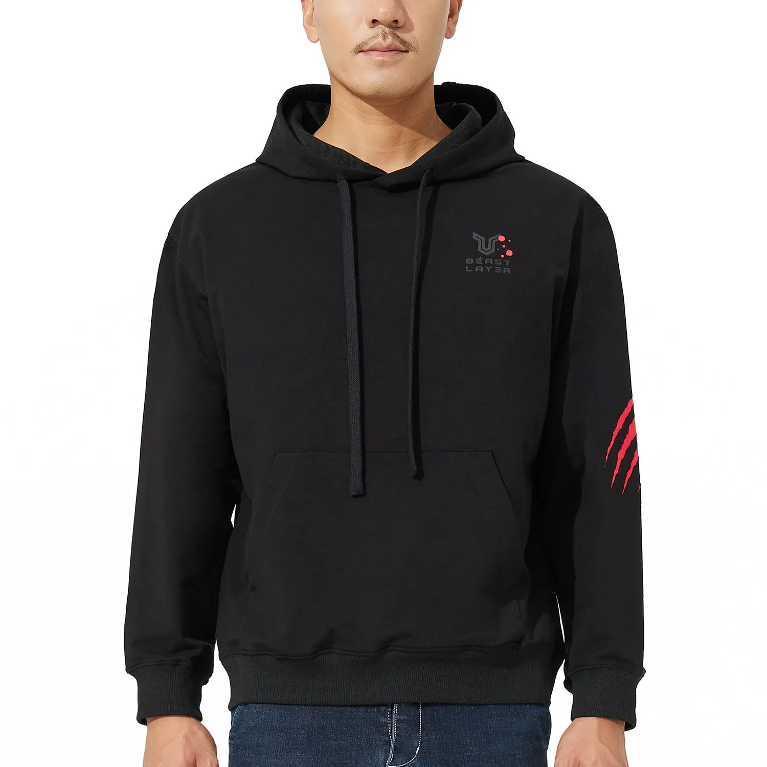 Beast Essential Black Claw Hoodie-The Scratch