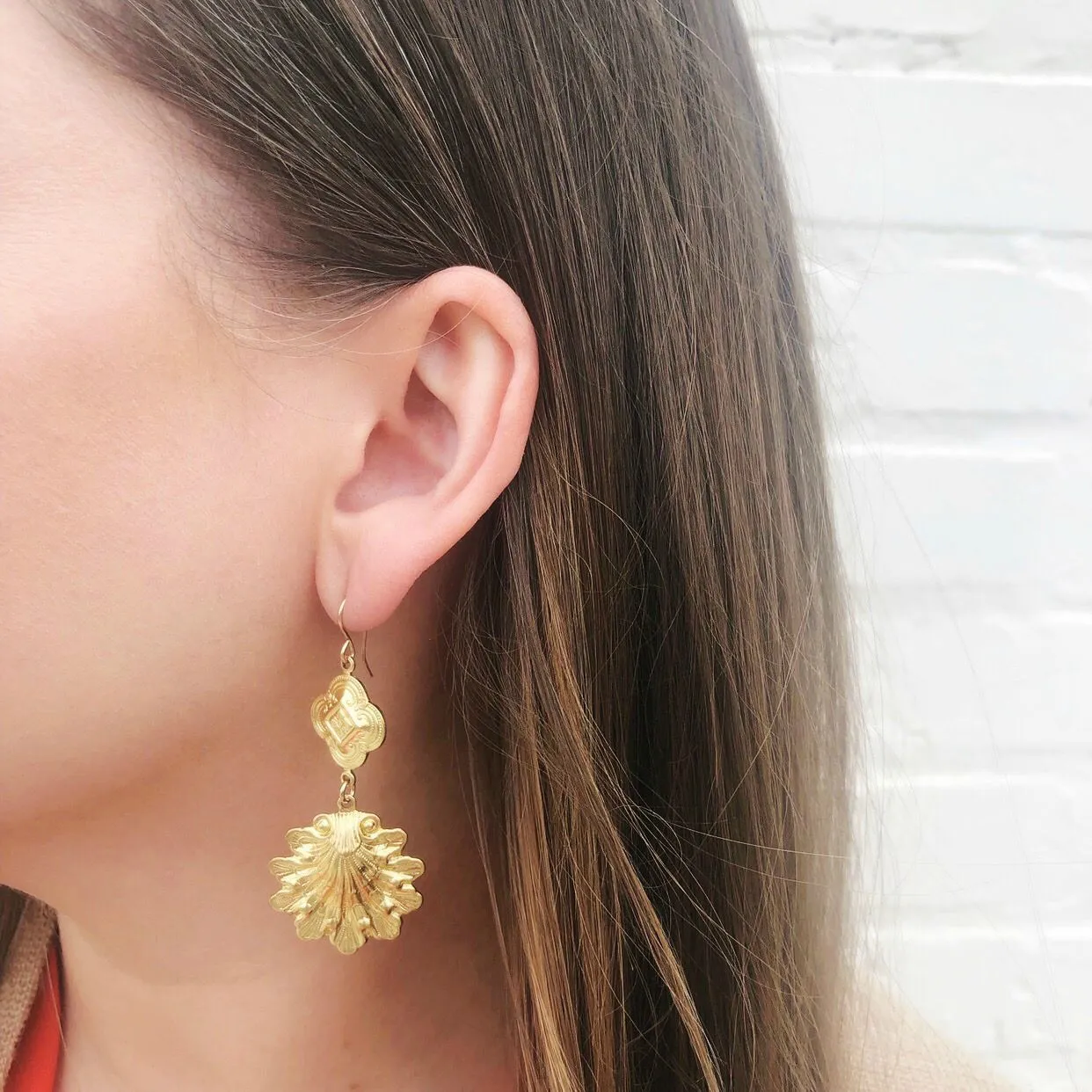Benin Shell Earrings