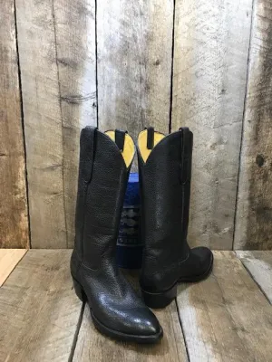 Black All Buffalo Tres Outlaws Men's Classic Boot 3105