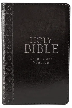 Black LuxLeather Deluxe Gift KJV Bible with Thumb Index