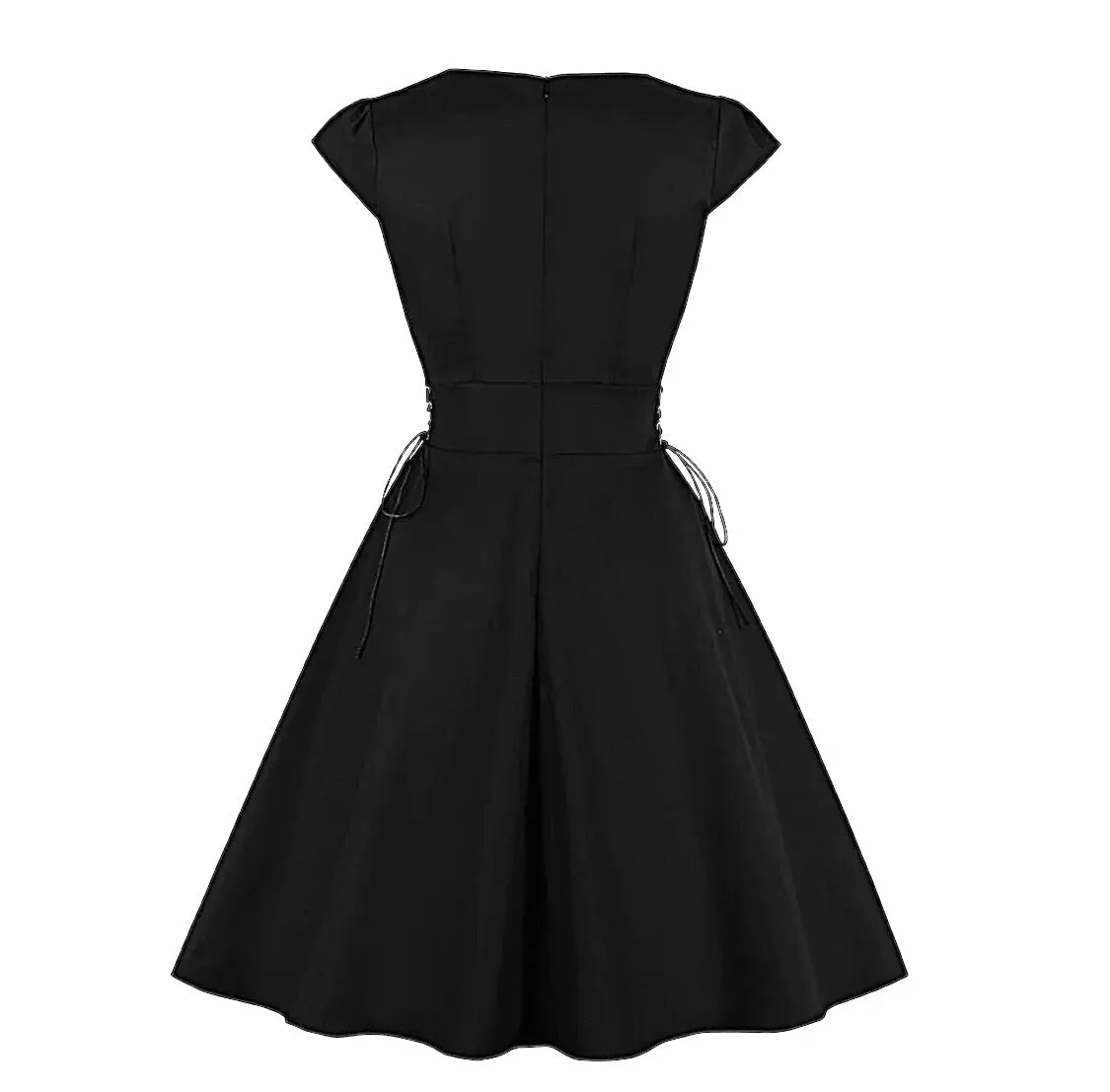 Black Spiderweb & Spider Novelty Dress