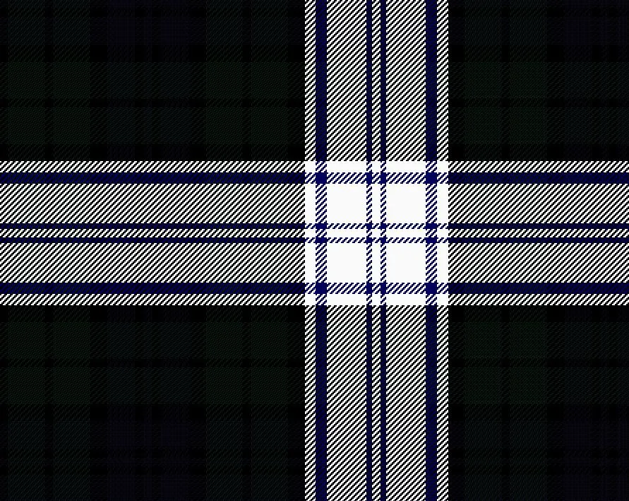 Black Watch Dress Modern Tartan Self-Tie Bow Tie
