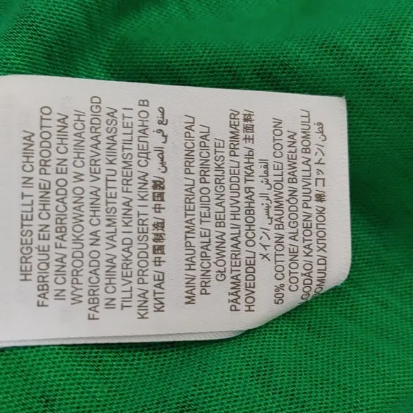 Boden Button Front Jersey Green Bee Tulip Spring  Mini Dress Size 8P (1481)