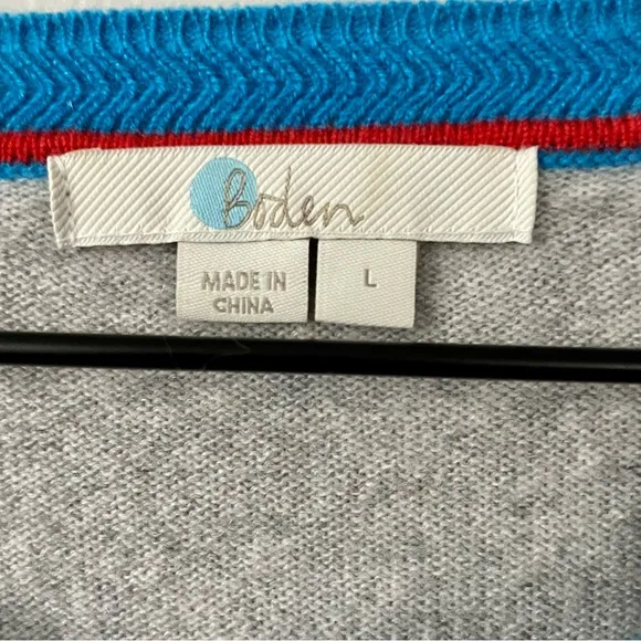 Boden Cashmere Color Trimmed Cardigan