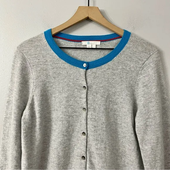 Boden Cashmere Color Trimmed Cardigan