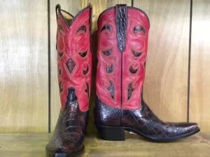 Brush Off Gator  Tres Outlaws Classic Boot 3947