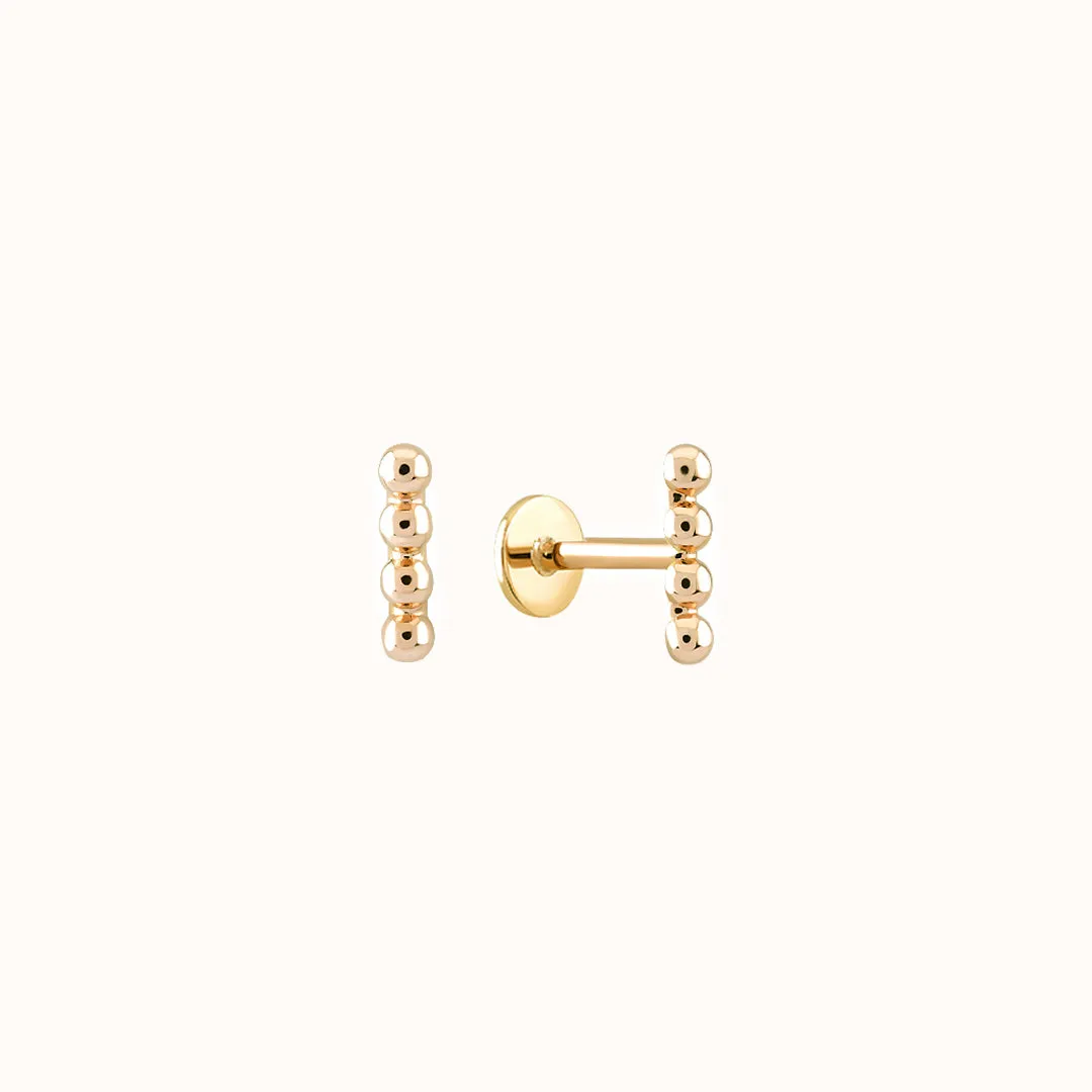 Bubble Bar Flatback Stud