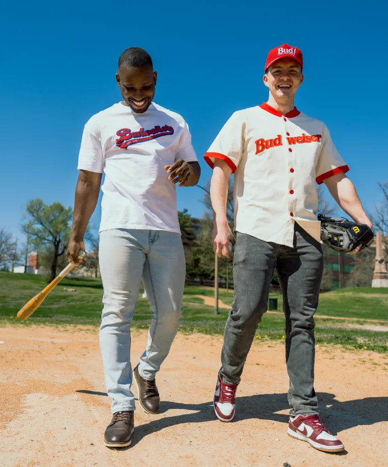 Budweiser Vintage Baseball Jersey