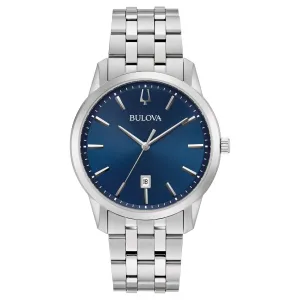 Bulova Men's Classic Sutton Stainless Steel Bracelet Watch 96B338