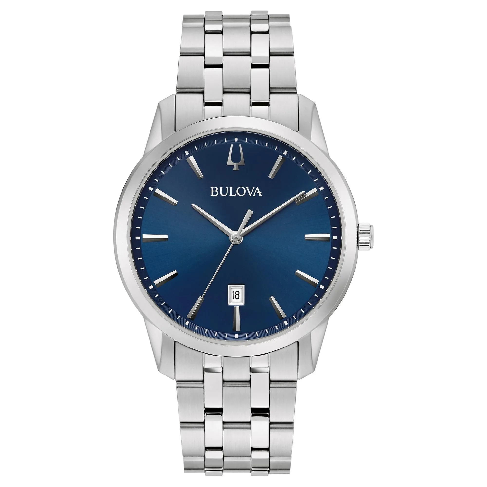 Bulova Men's Classic Sutton Stainless Steel Bracelet Watch 96B338